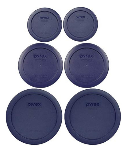 Pyrex Tapas De Repuesto Azules - 1 / 2 / 4 Tazas - Hechas