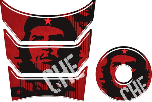 Adesivo 3d Protetor Tanque Bocal Crosser 150 Che Guevara