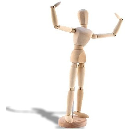 Boneco Manequim Articulado 30cm *frete+barato*