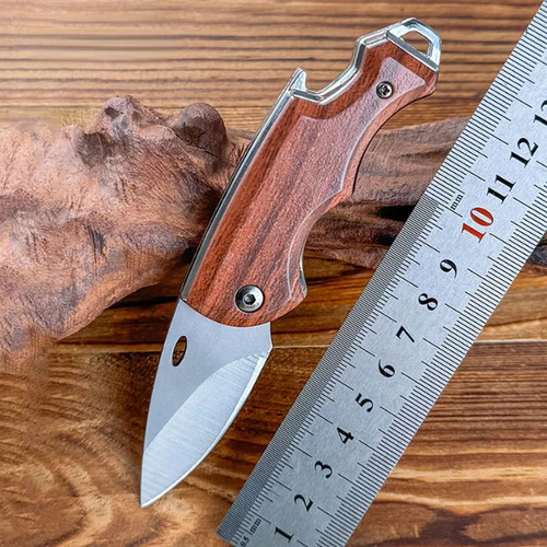 Cuchillo Plegable Edc Portátil Para Acampar Al Aire Libre, T