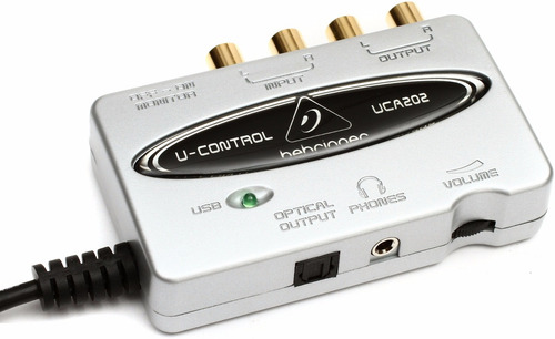 Interface De Audio Usb 2 Entrdas/salidas, Behringer Uca-202