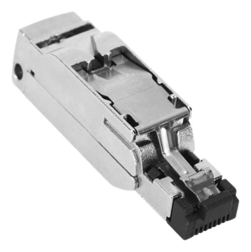Conector Ethernet Conector De Cable De Red Plata Estable 4