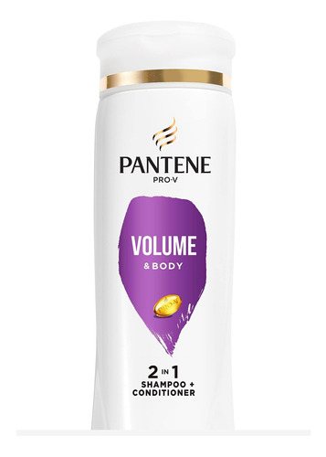 Pantene Pro-v Volume & Body Champú 2 En 1 + Acondicionador.