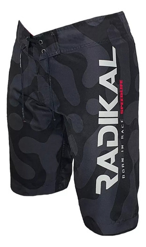 Bermuda  Radikal Racing Spirit Black - Casual/baño