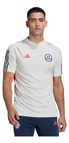 Imagen 1 de 5 de Camiseta adidas Entrenamiento Chile Tiro 23 Hombre Grey