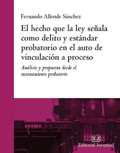 Hecho Que La Ley Señala Como Delito, El Estándar Probatorio