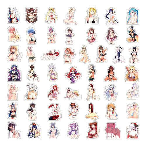 Pegatinas De Pinup Hentai De 10/30/50/100 Piezas Sexy Anim