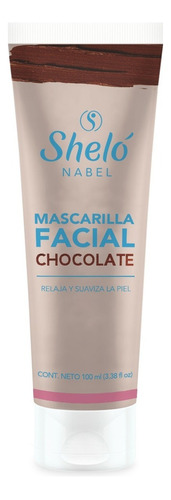 Mascarilla Facial Chocolate Antioxidante Antiestrés Hidrata Tipo de piel Todo tipo de piel