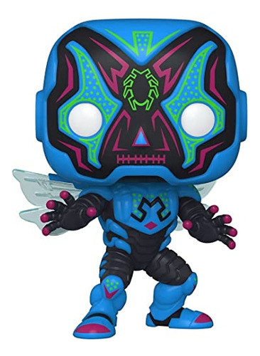 Funko Pop Dc Super Heroes Blue Beetle 410 Brilla En La Oscur