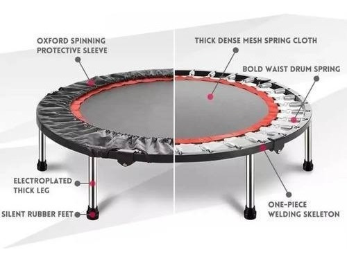Trampolín Fitness Grande Importado | Saltarin Profesional