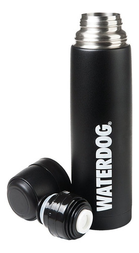 Termo Waterdog Acero Inox 1000 Cc Negro Bala Ta1001alb