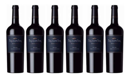 Vino Trumpeter malbec 750ml por 6 unidades