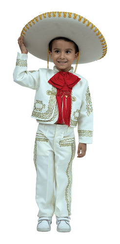 Disfraz De Charro Para Niño Completo Blanco Ghoulish