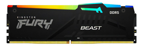 Memoria Ddr5 16gb 6000mhz Fury Beast Rgb Kf560c40bba-16