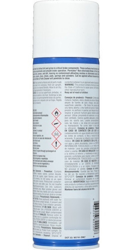 Limpiador De Frenos Y Partes (82220), Permatex