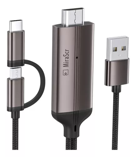 Cable Android Auto Usb Tipo C[1ft+3ft+6ft], Usb C A L92lh