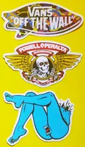 Comprar X18 Calcomanías 10cm Vans Santa Cruz Rip Curl Powell Peralta