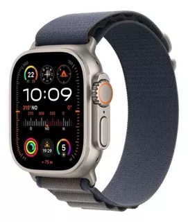 Apple Watch Ultra 2 GPS + Celular • Caja de titanio de 49 mm • Correa Alpine azul - Chica - Distribuidor autorizado