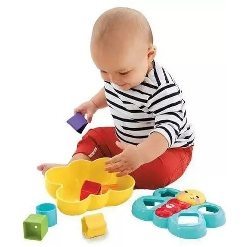Brinquedo Para Bebê Fisher Price Encaixa Borboleta 6m