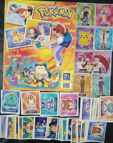 Libro Album Pokemon 1 Navarrete Original Colección Completa