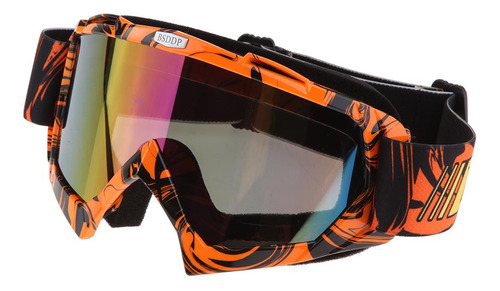 Gafas À Moto Motocross Eyewear Protección Color Naranja