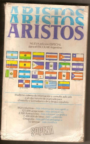 Diccionario Escolar Enciclopedico Ilustrado Aristos - Sopena (Usado)