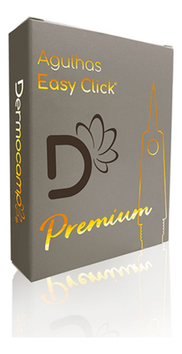 Agulhas Easy Click Premium Dermocamp Caixa Com 10 Unidades