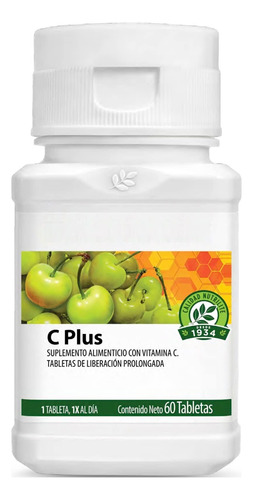 Vitamina C Plus - Orgánica 100 % (60 Comp)