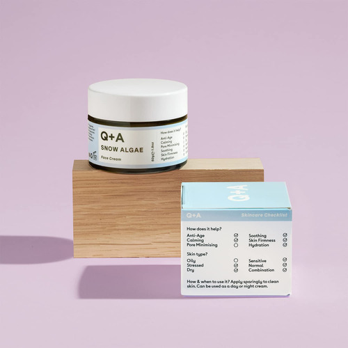 Crema Facial Q+a Snow Algae Intensive 50 Ml