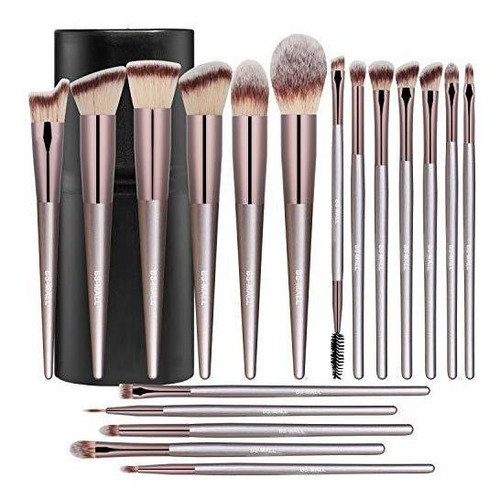 Brochas  Bs-mall Makeup Brush Set 18 Pcs Premium.