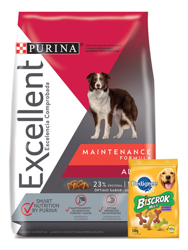 Comida Purina Excellent Formula Dog 20kg + Regalo ! Ver Foto