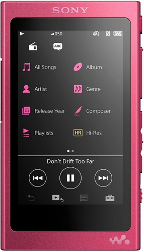 Sony Walkman Mp3 Mp4 Video 16gb Touch Bt + Auriculares + 12v Color Rosa