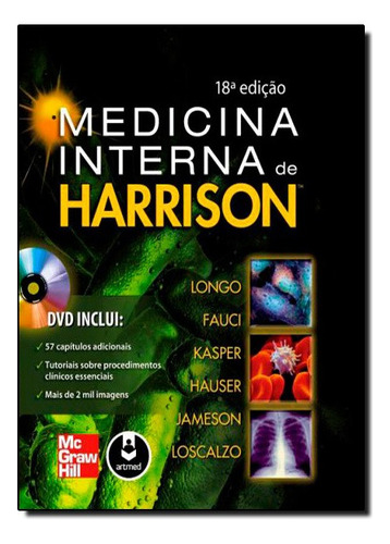 Medicina Interna De Harrison 18ed. 2vols.*, De Dan L. Longo. Editora Amgh Em Português