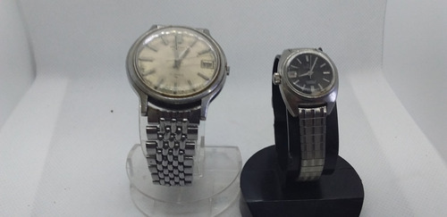 Lote 2 Relógios De Pulso Masculino E Feminino Seiko