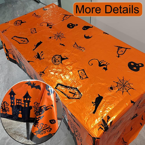 3 Mantel Halloween Impermeable Decoración Fiestas Halloween