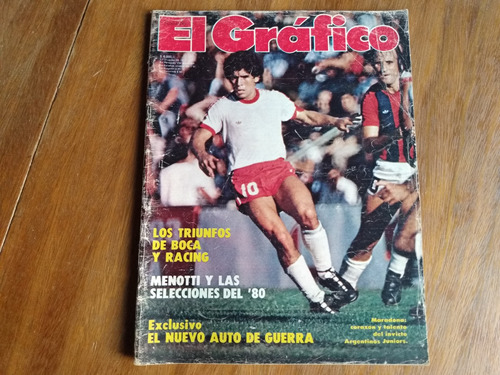 Revista El Gráfico 1980 - Maradona - Arg. Jrs.