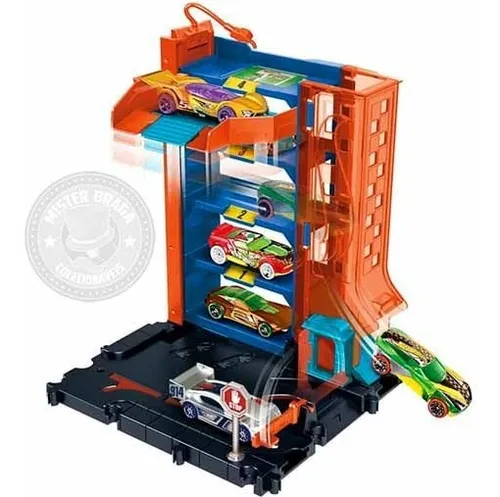 Pista da hot wheels da garagem do dinossauro