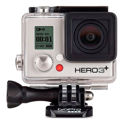 Cámara Gopro Hero 3+ Hd Original Silver Con Accesorios Plateado (Usado)