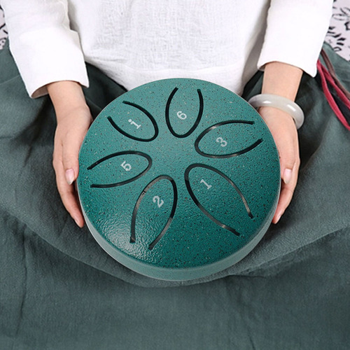Kit De Bateria De Aço De Percussão De 3 Em 6 Notas Handpan D