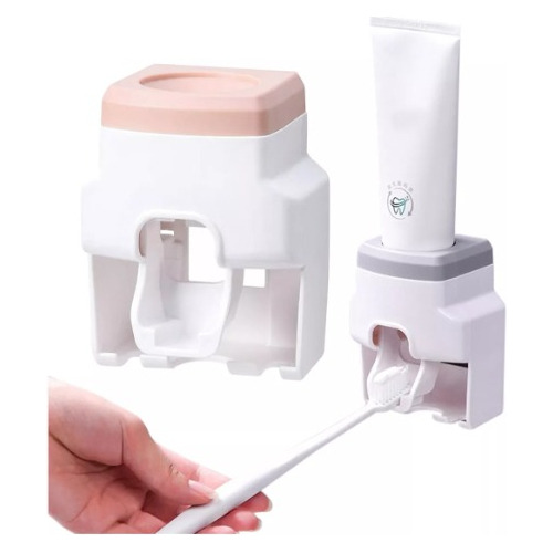 Dispensador Automático De Pasta Dental Con Porta Cepillo