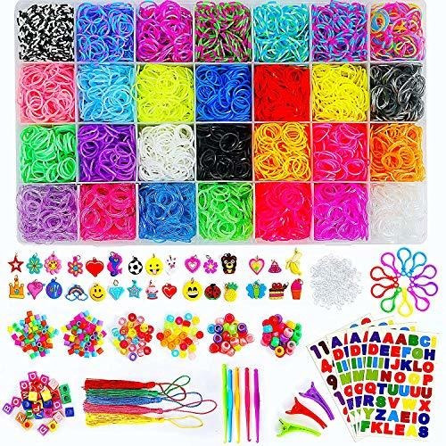 12100+ Loom Bandas De Goma Pulsera Kit, Funda Grande 3rrze