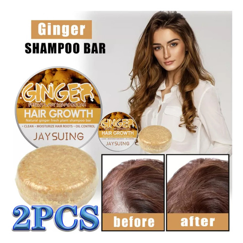 Champú De Jabón Tipo Ginger Hair Recrewt - g a $863