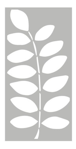 Imagen 1 de 1 de Las Lupes  - Stencil Hoja De Limón - 30 X 40cm  