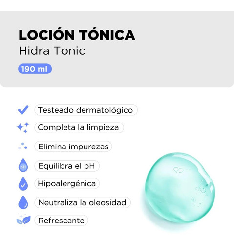 Imagen 2 de 5 de Locion Tonica | Hidra Tonic