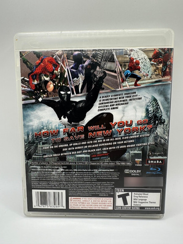 Spider-man: Web Of Shadows - Ps3 (Usado)