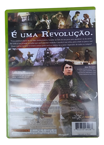 Jogo Fable 3 Original Xbox 360 Mídia Física Rpg Jogo (Usado)