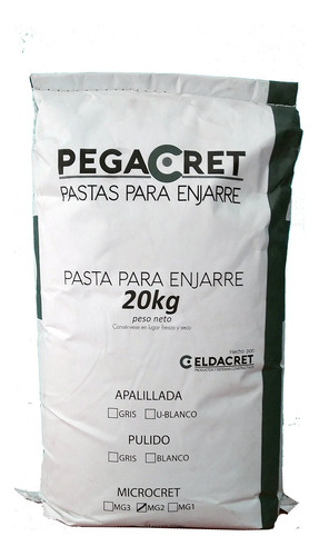 Pasta Terminado Pulido Color Blanco Pegacret Celdacret 20k