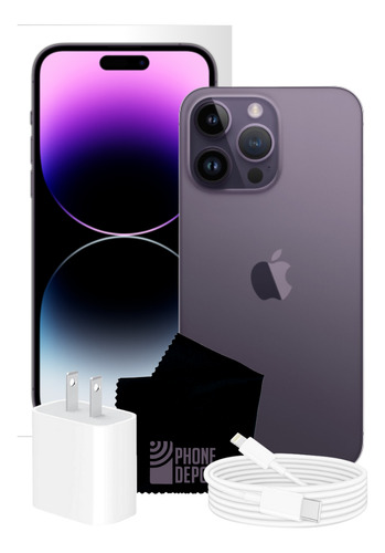 Apple iPhone 14 Pro 128 Gb Morado Oscuro Esim Con Caja Original (Reacondicionado)