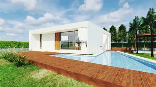 Plano De Casa Minimalista Medidas Diseño Color 70m2