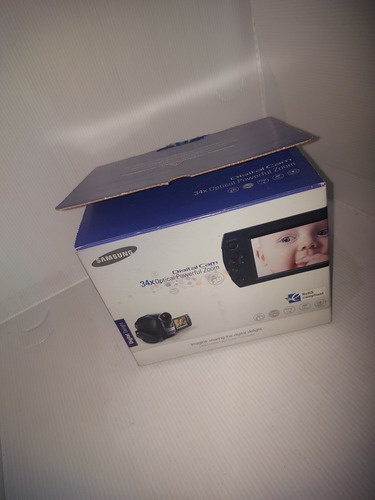 Câmera Digital Samsung Mini Dv Sc-d371 34x Optical Preto (Usado)